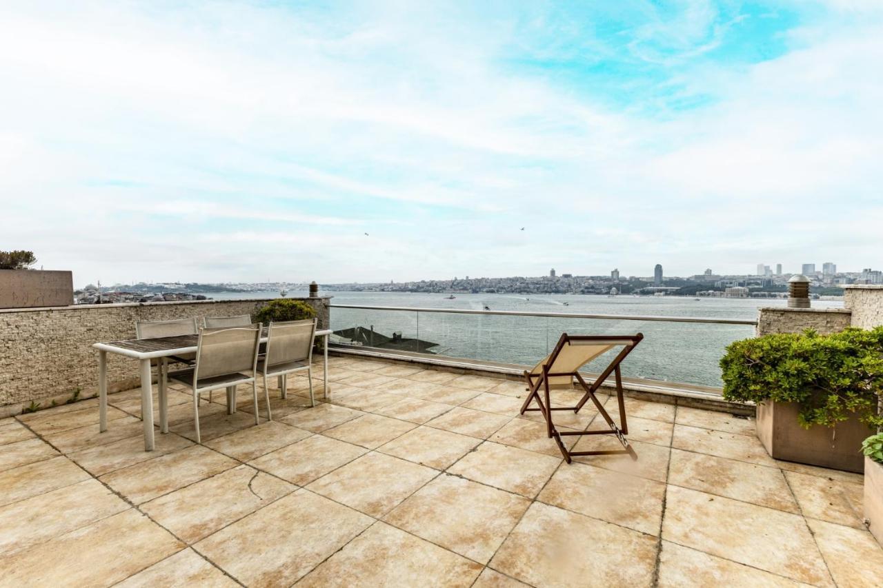 Duplex Flat W Panoramic Bosphorus View And Terrace Apartamento Istambul Exterior foto