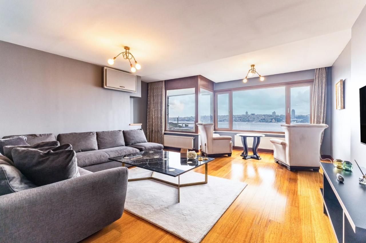 Duplex Flat W Panoramic Bosphorus View And Terrace Apartamento Istambul Exterior foto