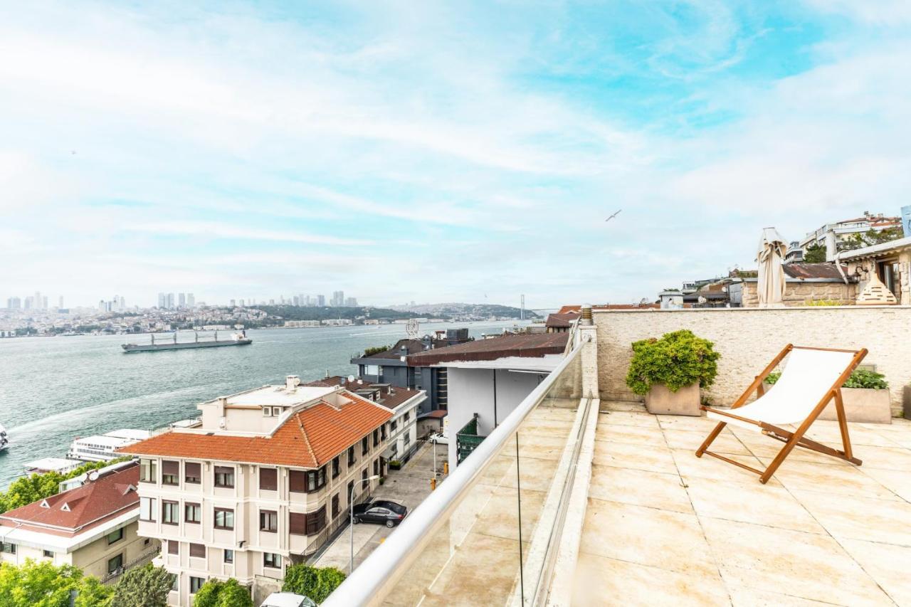 Duplex Flat W Panoramic Bosphorus View And Terrace Apartamento Istambul Exterior foto